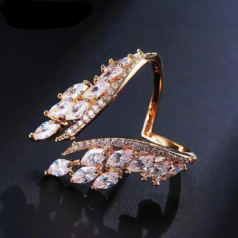 Evita – Armband und Ring mit Engelsflügeln