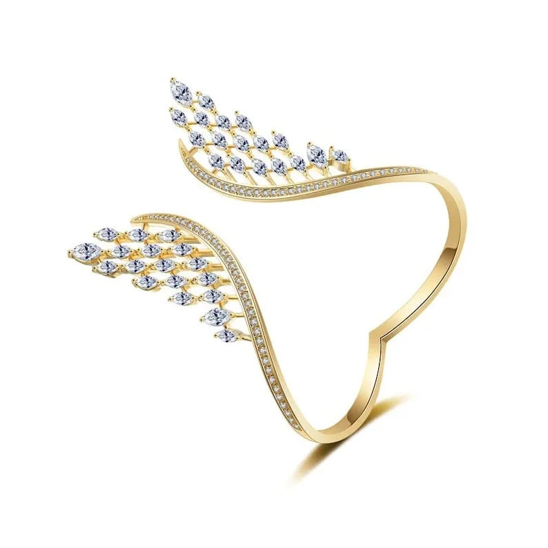 Evita – Armband und Ring mit Engelsflügeln