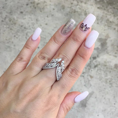 Evita – Armband und Ring mit Engelsflügeln