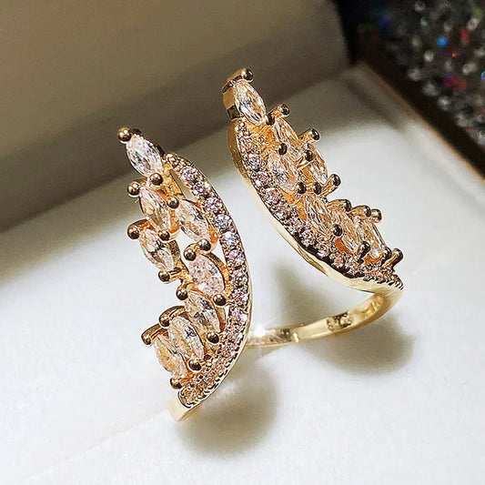 Evita – Armband und Ring mit Engelsflügeln