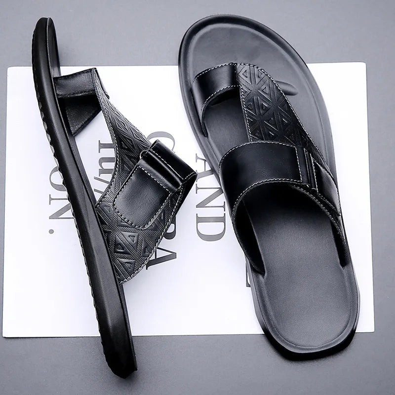 Ardjan - Bequeme Ledersandalen